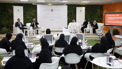 Launch of the report of the WHO Independent High-Level Commission on NCDs, in Dubai, UAE, 10 Sept. 