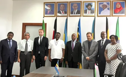 Photo: Meeting with the Secretary General of the East Africa Community. Courtesy of NCD Alliance East Africa. on Dr Peter M Mathuki