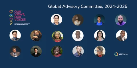 infographic with faces of new ncda board