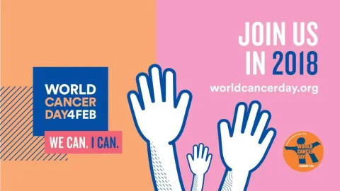 World Cancer Day social media graphic