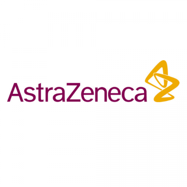 logo for Astra Zeneca.