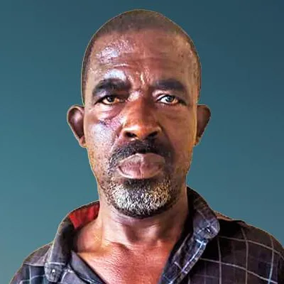 Aaron Nfortentem portrait, from NCD Diaries initiative