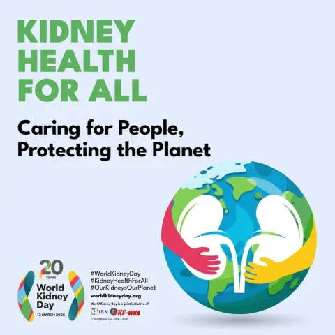 World Kidney Day 2026 campaign banner 