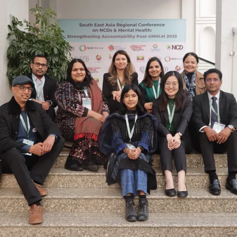 NCD advocates during the South-East Asia Regional Conference on NCDs and Mental Health held in Nepal in January 2026.