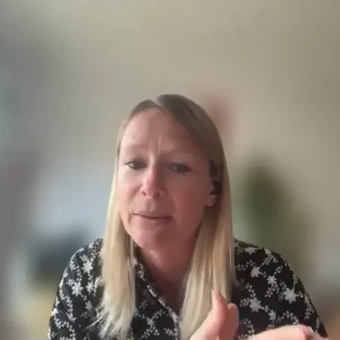 NCDA CEO Katie Dain speaking at a webinar