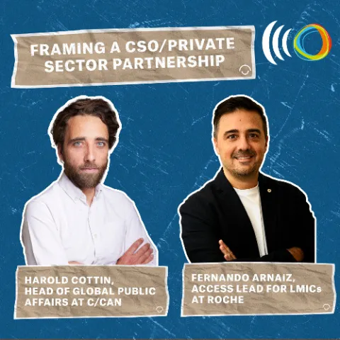 Framing a CSO and private sector partnership podcast cover