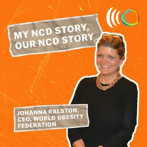 My NCD story, Our NCD story with Johanna Ralston podcast cover