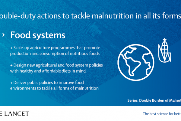 Manifesto on the Double Burden of Malnutrition | The Lancet - Food systems