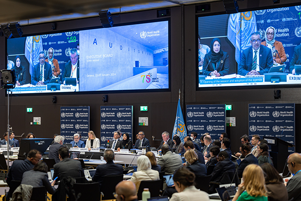 Trazando el futuro de la salud mundial: perspectivas de la 154.ª reunión del Consejo Ejecutivo de la OMS