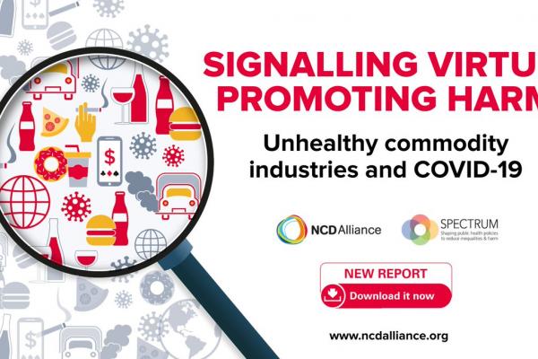 New report details hundreds of examples of unhealthy commodity industries leveraging the COVID-19 pandemic