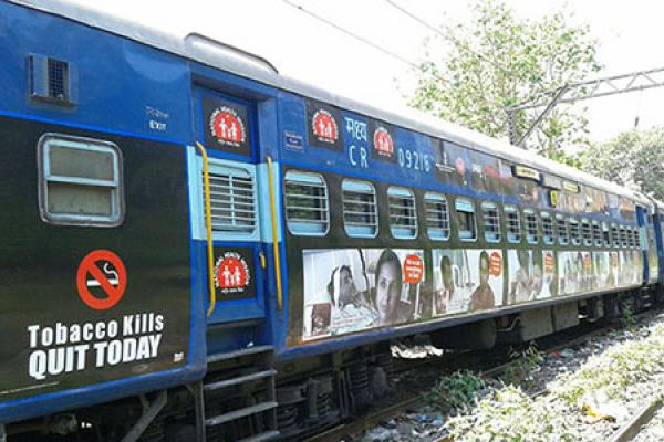 Tears You Apart campaign features on India's railways