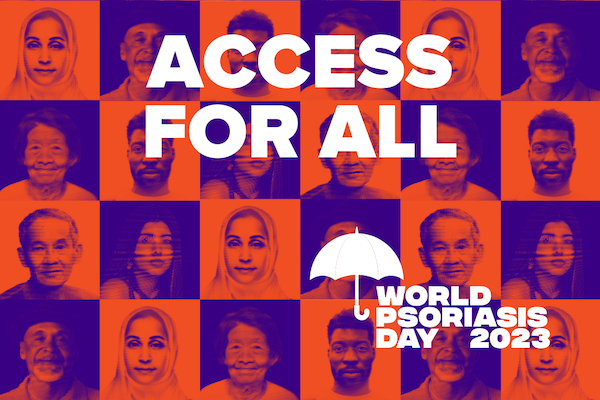 Débloquer l’équité en santé : la Journée mondiale du psoriasis 2023 braque les projecteurs sur « l’accès pour tous » 