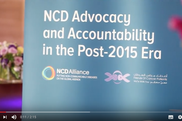 2015 Global NCD Alliance Forum delegates answer: 