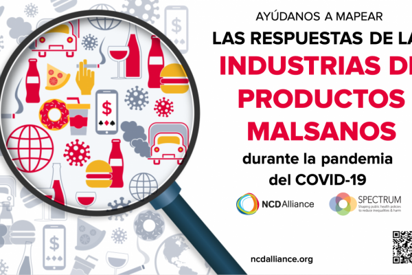 Ayudanos a mapear la respuesta de las industrias de productos no saludables al COVID-19