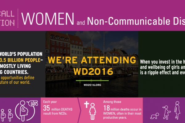 NCDA highlights need to address NCDs for Women Deliver conference